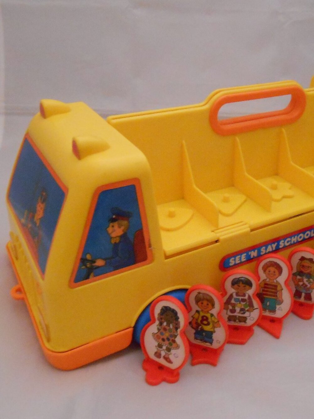 Vintage (1989) Mattel See 'N Say School Bus, Learning, Vehicles, Educational
